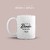 Caneca Cerâmica Branca - Padrinhos