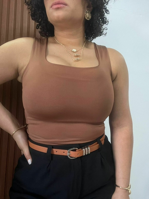 Regata Suplex Caramelo Alice - comprar online