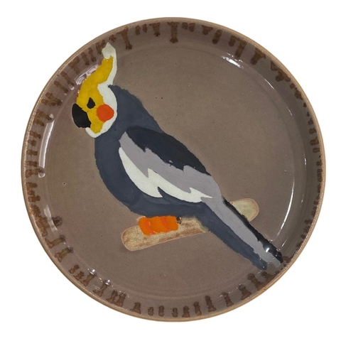 Prato Decorativo Calopsita