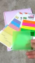 Bloco Adesivo Transparente Colorido | BRW - HAB CONCEITO | Papelaria e acessórios essenciais