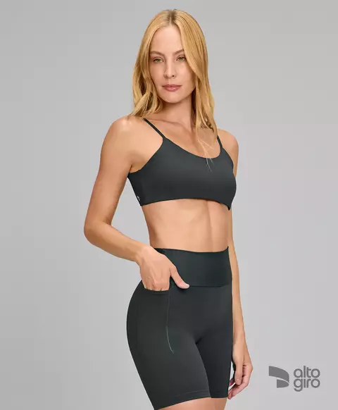 TOP ETERNO LISO COSTAS DECOTADAS VERDE ESCURO - comprar online