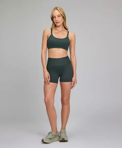 BERMUDA ELASTICO VERDE ESCURO - comprar online