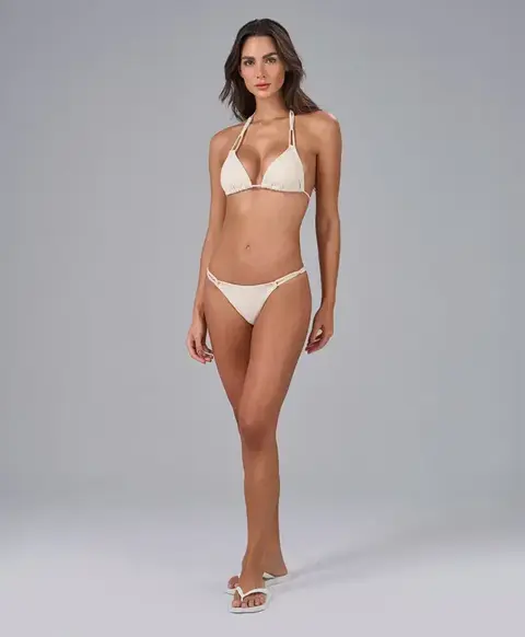 BIQUINI CORTININHA ENTRELACE OFF WHITE