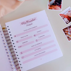 Kit baby - Elefantinha soninho- capa 79 - Amimore - papelaria personalizada