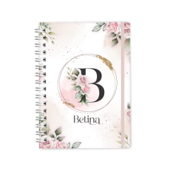 AGENDA 2024- 55 CAPA FLORAL ALFABETO