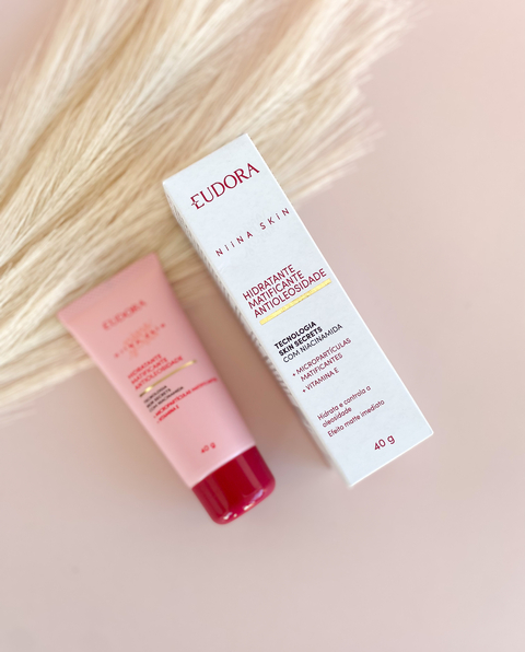 HIDRATANTE MATIFICANTE ANTIOLEOSIDADE NINA SKIN EUDORA