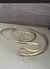conjunto Bracelete e Aro em Banho ouro 18k