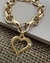 pulseira em elo português oval