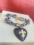 pulseira grafite com pingente - comprar online