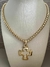 colar com pingente crucifixo