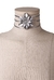 choker flor em cordão encerado na internet