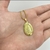Pingente masculino dourado na internet