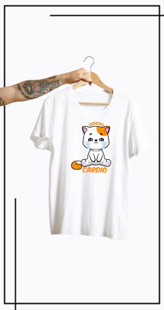 CAMISETA GATO DE ACADEMIA-ODEIO - comprar online
