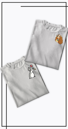 KIT CASAL PARZINHOS-DAMA E VAGABUNDO - comprar online