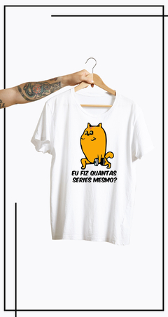 CAMISETA GATO DE ACADEMIA-SERIES