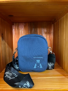 bandolera azul