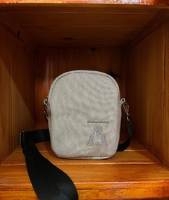 bandolera gris claro - comprar online