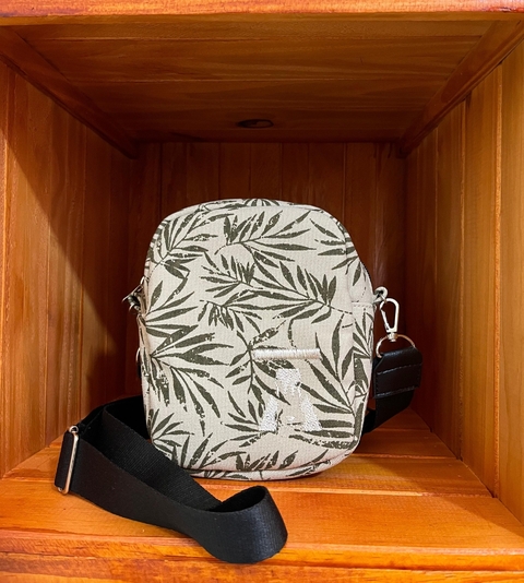 bandolera estampa hojas - comprar online