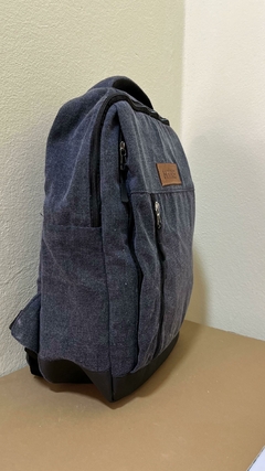 mochila azul envejecido - comprar online