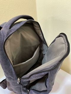 mochila azul envejecido - Hare