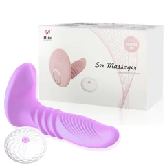 Estimulador Vai e Vem com aquecimento Controle s/ Fio Wireless e 7 variações de movimento - DIBE SEX MASSAGER