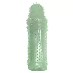 Capa para o pênis em silicone 14cm - fosforescente