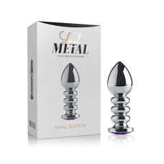 Lust Metal - Plug Anal Screw Silver