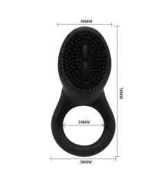 Estimulador Anél Peniano com Vibro de Toque - Pretty Love Cobra na internet