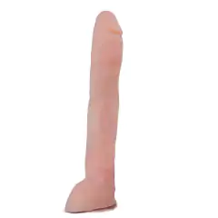 Pênis em CyberSkin 34 x 6cm com Escroto - Bege