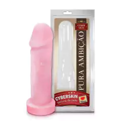Capa para pênis supermacia em CyberSkin 18 x 5 cm