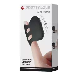 Steward Dedeira com Vibro - em silicone Ultra Macio e Elástico - Pretty Love
