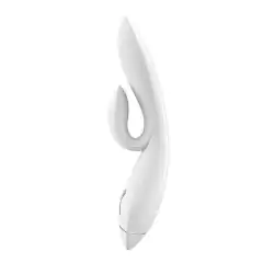 Vibrador luxo c/ Plug Lateral K1 - White - OVO LifeStyle