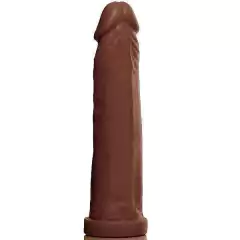 Pênis Realista flexível 10 - 18,5 x 4,5 cm na cor marrom - comprar online