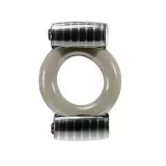 Estimulador Anel Peniano em silicone com estimulador The Double Trouble Cock Ring - Rock Rings