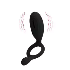 Estimulador Anel Peniano em Silicone com Vibrador - Pretty Love Ethel - comprar online