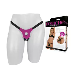 Cinta para prótese peniana realística com ou sem vibro Strap On Universal - Rosa na internet