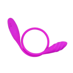 Imagem do Vibrador Duplo Flexível com 7 Modos de Vibração - PRETTY LOVE SNAKY VIBE