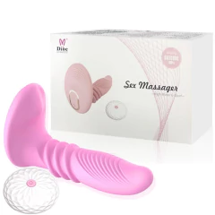 Estimulador Vai e Vem com aquecimento Controle s/ Fio Wireless e 7 variações de movimento - DIBE SEX MASSAGER - Mais Prazer