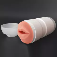 Mouth Lotus Tunnel - Masturbador Boca em CyberSkin acompanha Lubrificante - Lovetoy