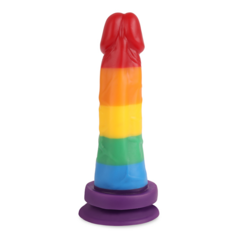 Pênis VIVA A DIVERSIDADE com Ventosa 16 x 3,5 cm - comprar online