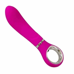 Vibrador Ponto G em Silicone - Pink c/ 2 motores - Coleção Aphrodisia