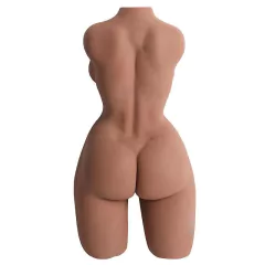 Masturbador Corpinho Realístico Marrom em CyberSkin 14kg - comprar online