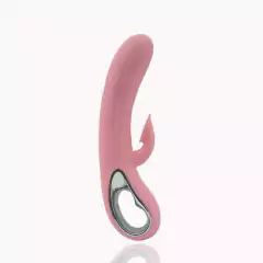 Vibrador com Estimulador Clitoriano com Sucção, Alça Metalizada e 12 Modos de Vibração - comprar online