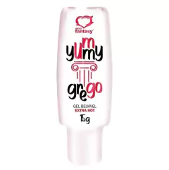 Gel Eletrizante EXTRA HOT Yummy Grego Comestível 15g - Sexy Fantasy