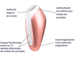 Satisfyer Love Breeze Rosê - Mais Prazer