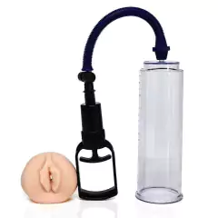 Penis Pump desenvolvedor peniano Sucção por Manopla e Botão de Alívio Rápido na internet