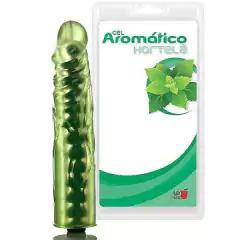 Pênis translúcida em Jelly Hortelã slin style - 18 x 2,5 cm na cor verde na internet