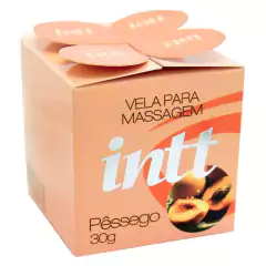 Vela comestível para Massagem Pêssego 30gr - INTT - comprar online