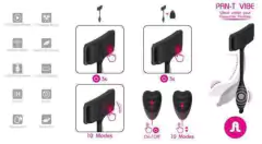 Calcinha Vibratória com Controle Wireless Pant Vibe - INTT