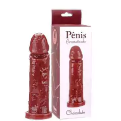 Pênis aromatizado Chocolate 17 x 4 cm